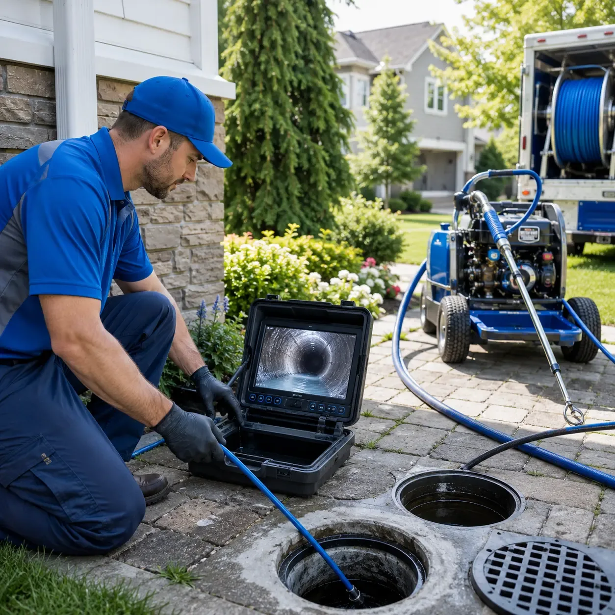 Outdoor drain cleaning professionals serving Mathews, LA