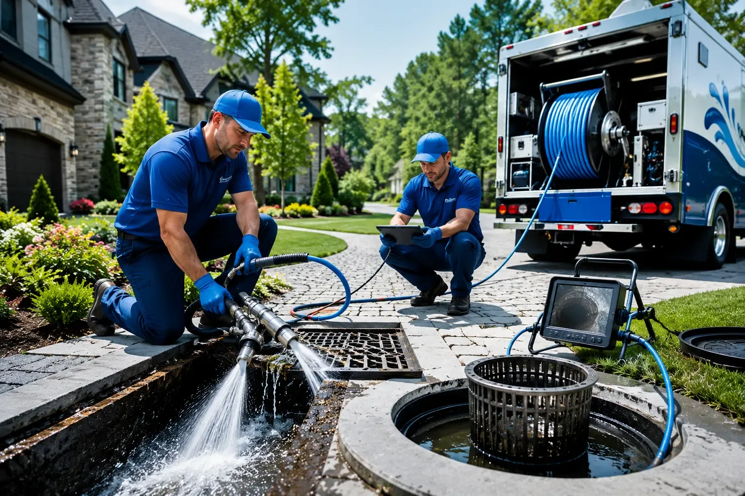 Local outdoor drain cleaning professionals in Mathews, LA